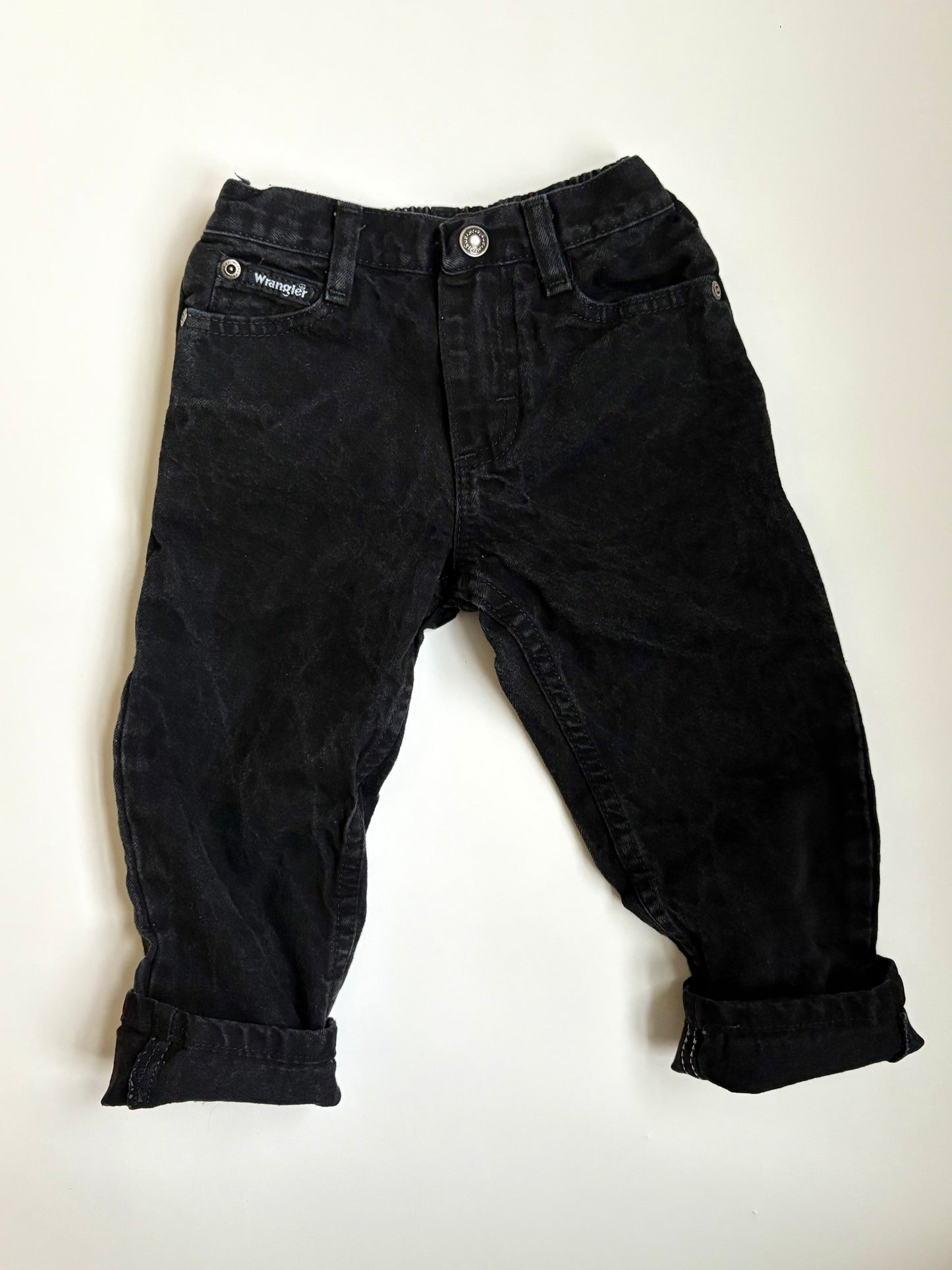 Vintage Wrangler Black Denim Size 3T