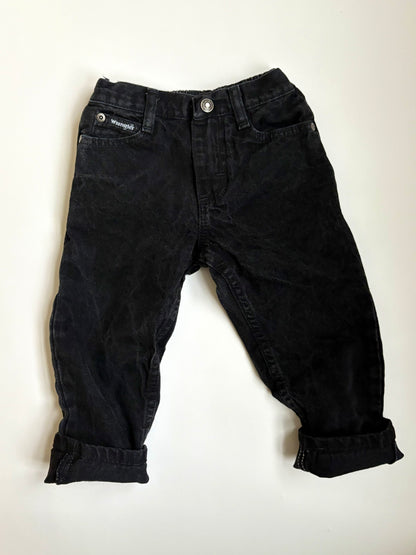 Vintage Wrangler Black Denim Size 3T