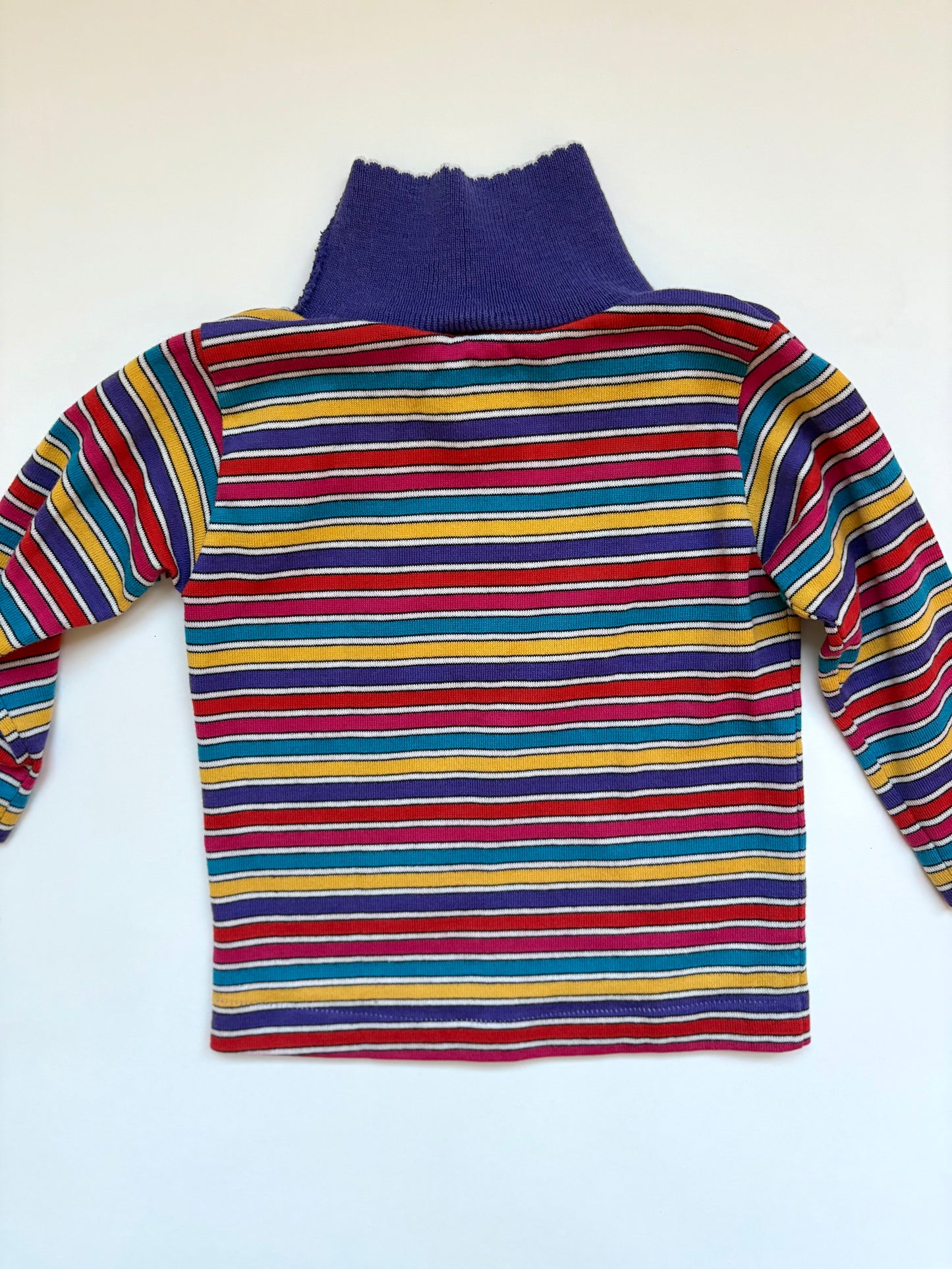 Vintage 80s Healthtex Stripe Turtleneck Size 2T