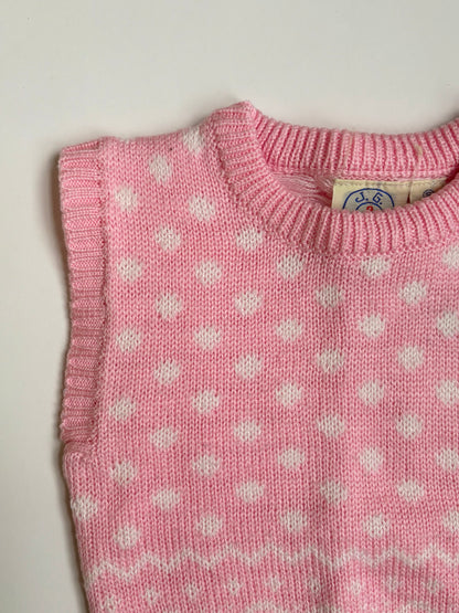 Vintage 80s JG Hook Bow Sweater Vest Size 3T