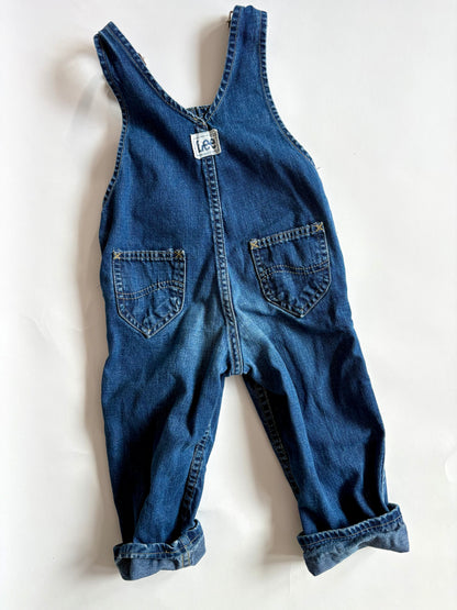 Vintage 90s Lee Denim Overalls Size 3T