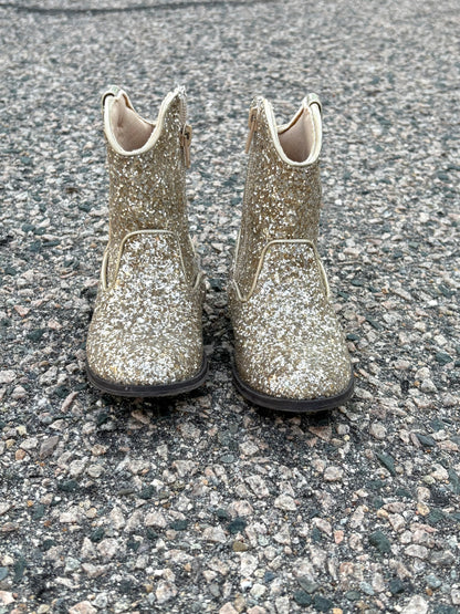 Self Esteem Glitter Cowgirl Boot Size 8.5