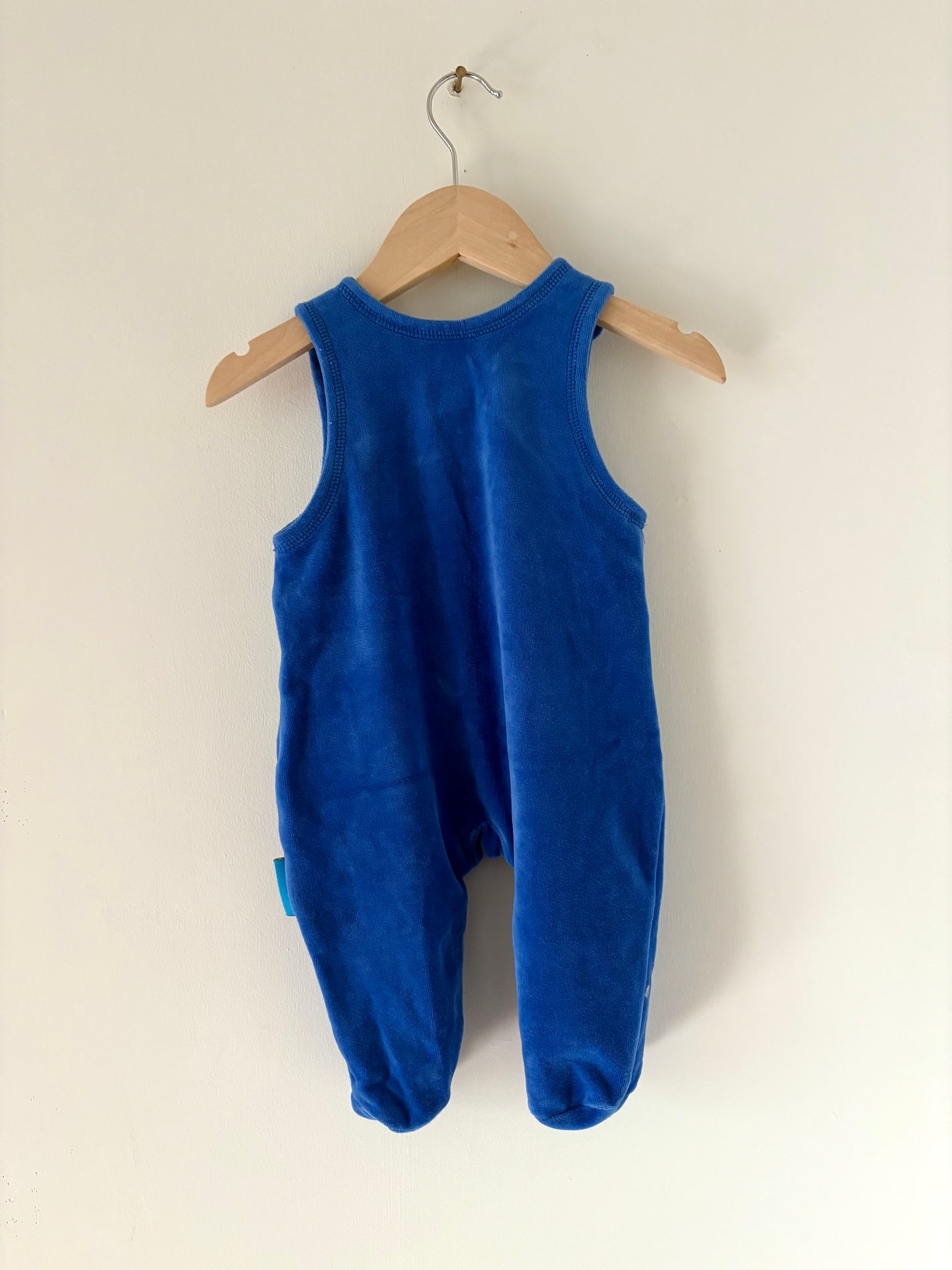 Vintage Le Top Velour Dino Romper Size 3-6 months