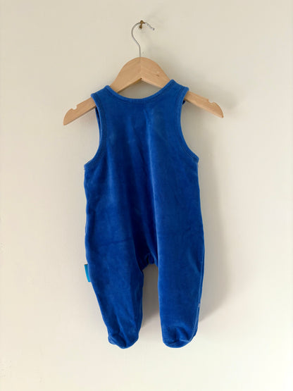 Vintage Le Top Velour Dino Romper Size 3-6 months