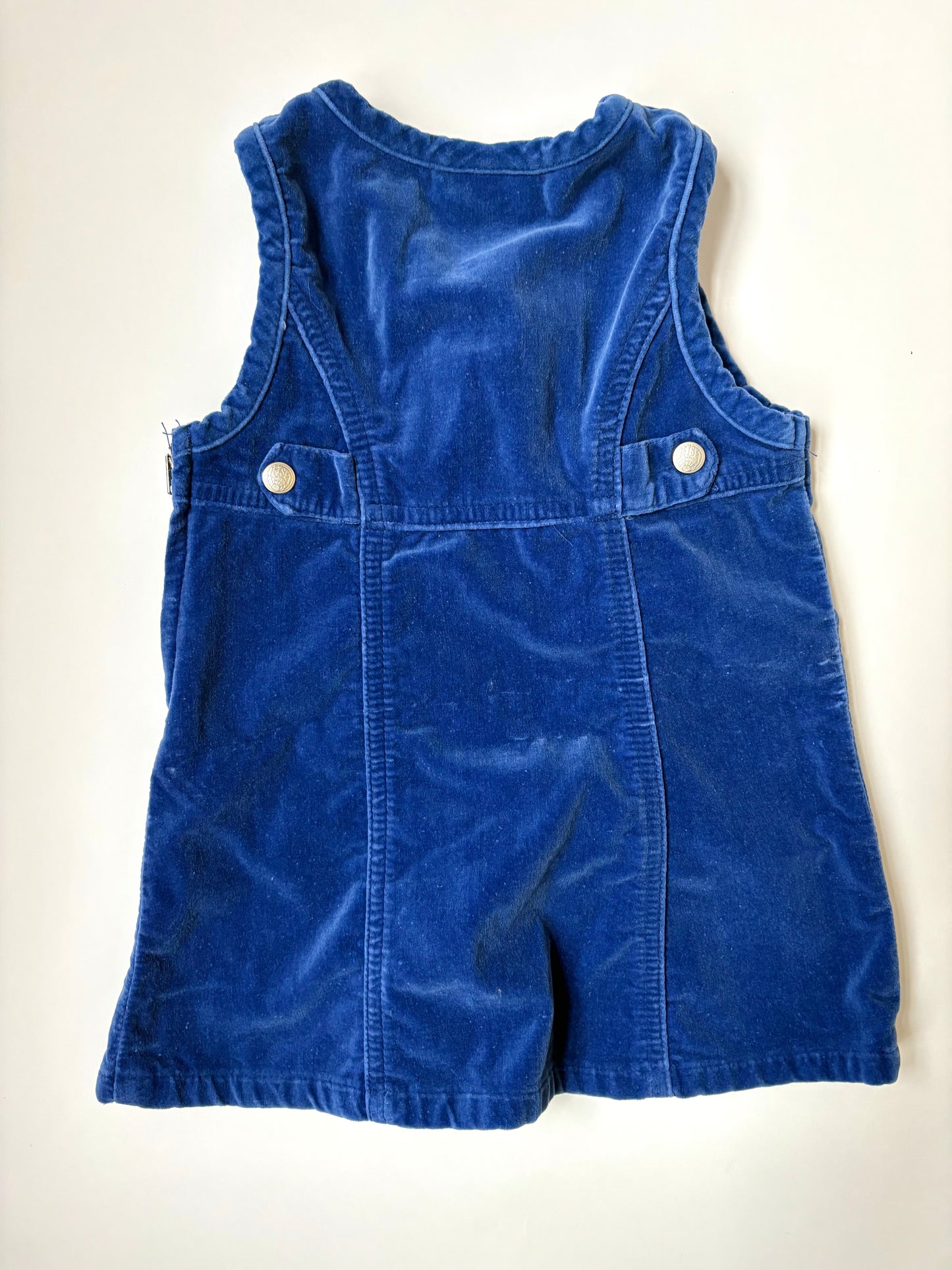 Vintage 90s Jet Set Velour Shift Dress Size 12 months