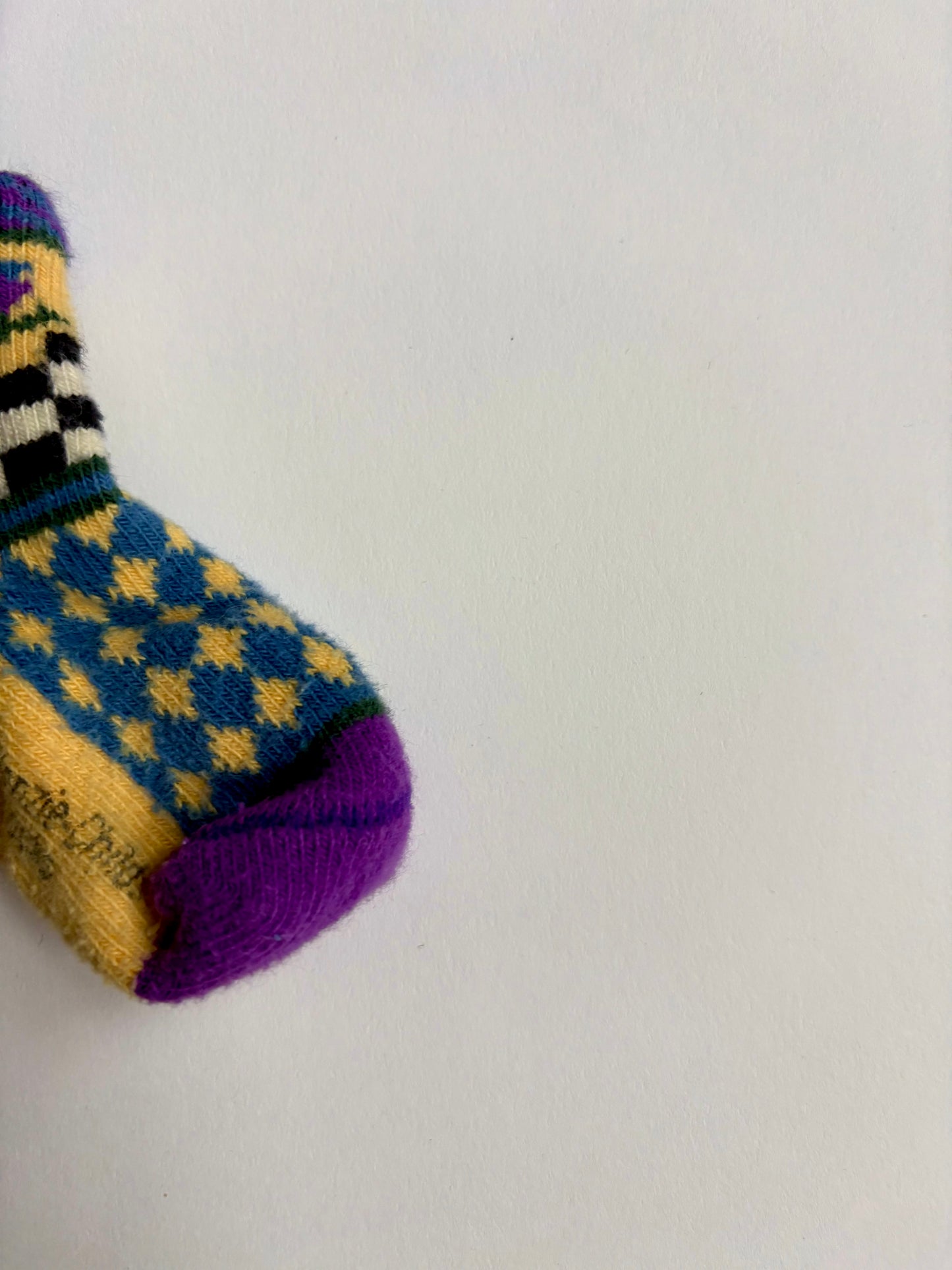 Vintage 90s Mackenzie-Childs Whimsy Baby Socks