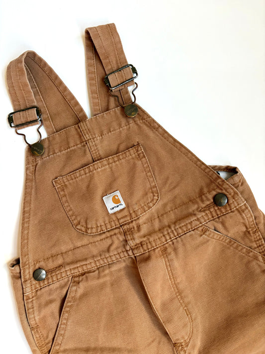 Carhartt Classic Camel Overalls Size 4T