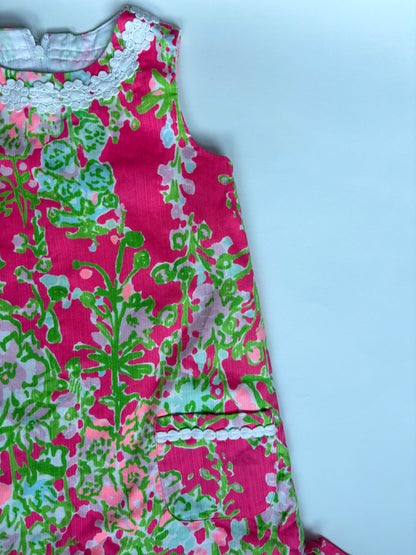 Vintage Y2K Lilly Pulitzer Cathy Flamingo Shift Size 4