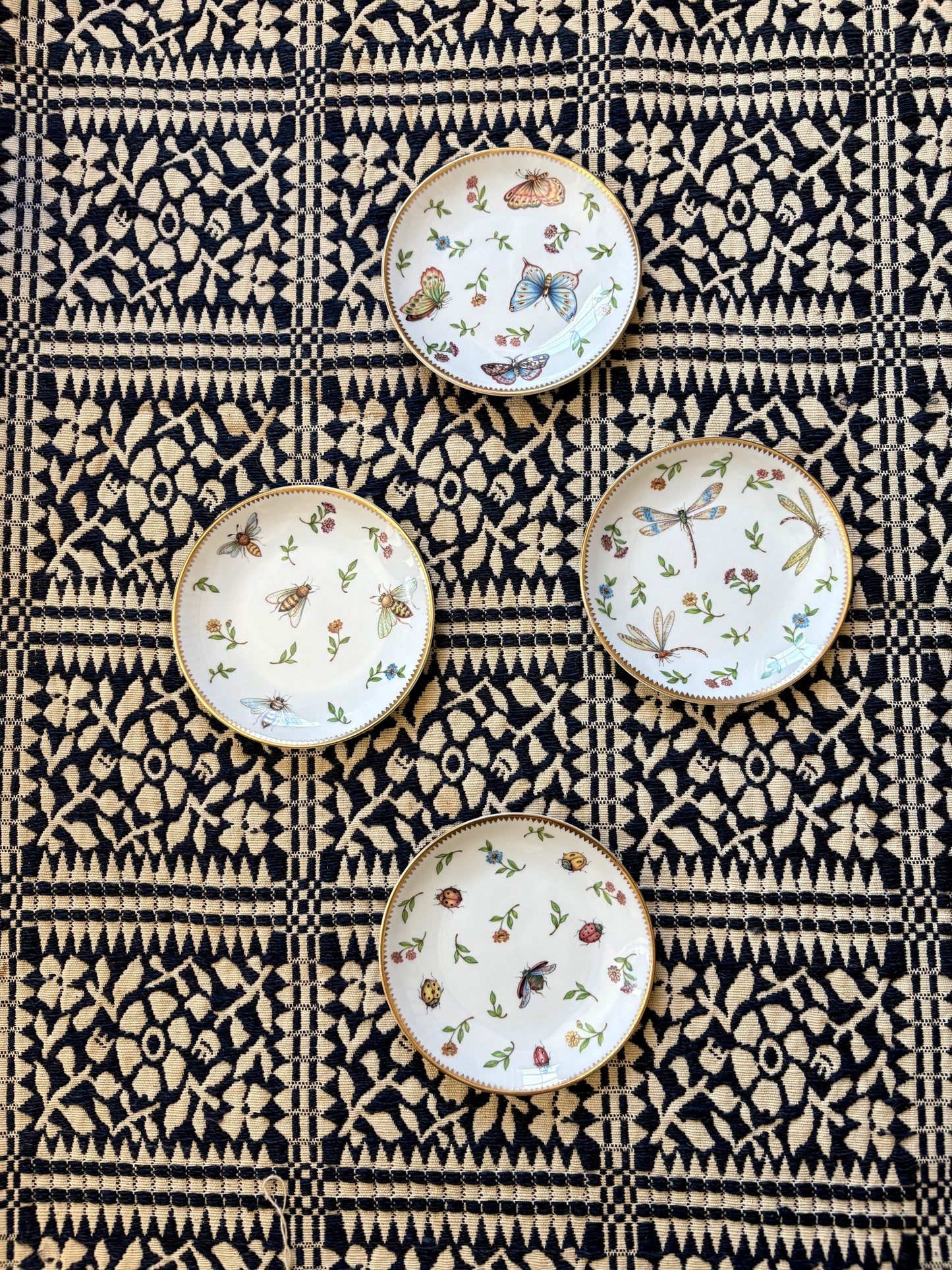Henriette Porcelain Butterfly Plate