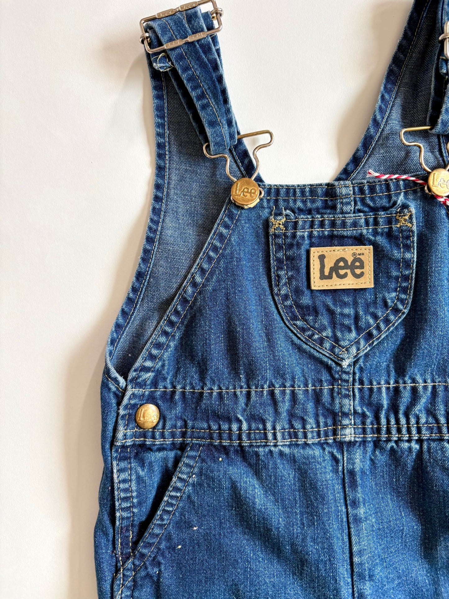 Vintage 90s Lee Denim Overalls Size 3T