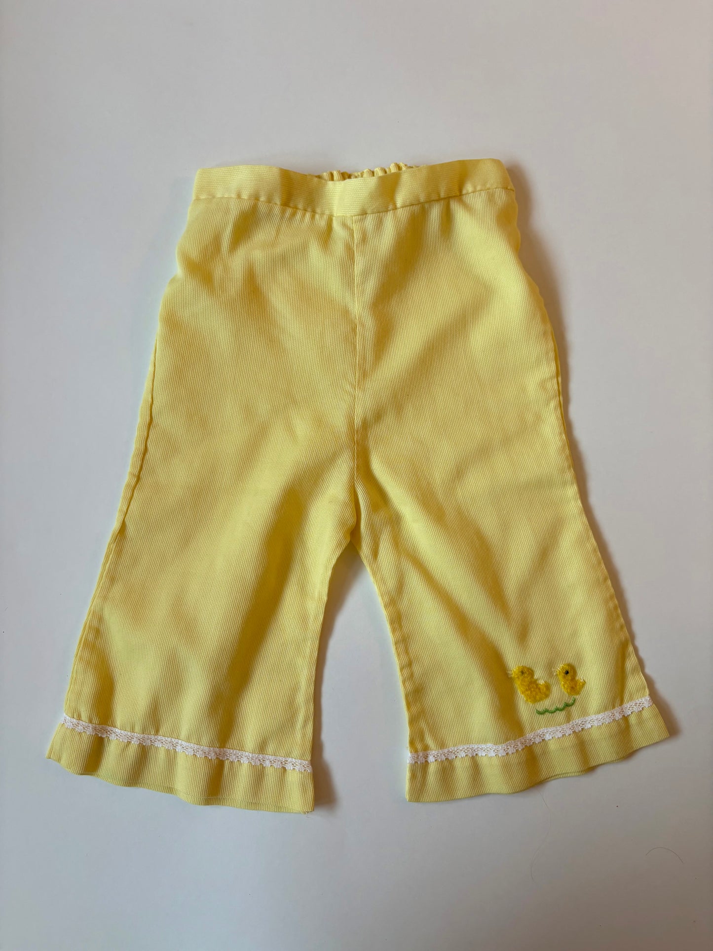 Vintage 60s/70s Chick Appliqué Set Size 2T
