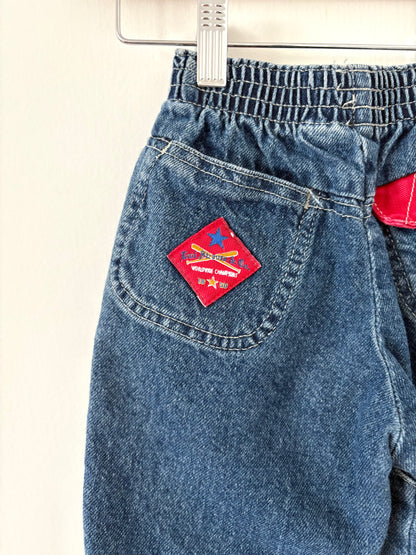 Vintage 80s/90s Little Levi’s Baseball Jogger Style Denim Size 2T