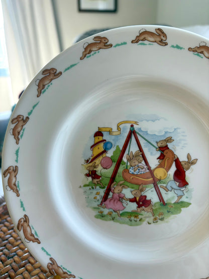 Vintage Play Bunnykins Plate