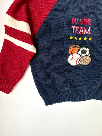 Vintage Sports All Star Team Size 4T