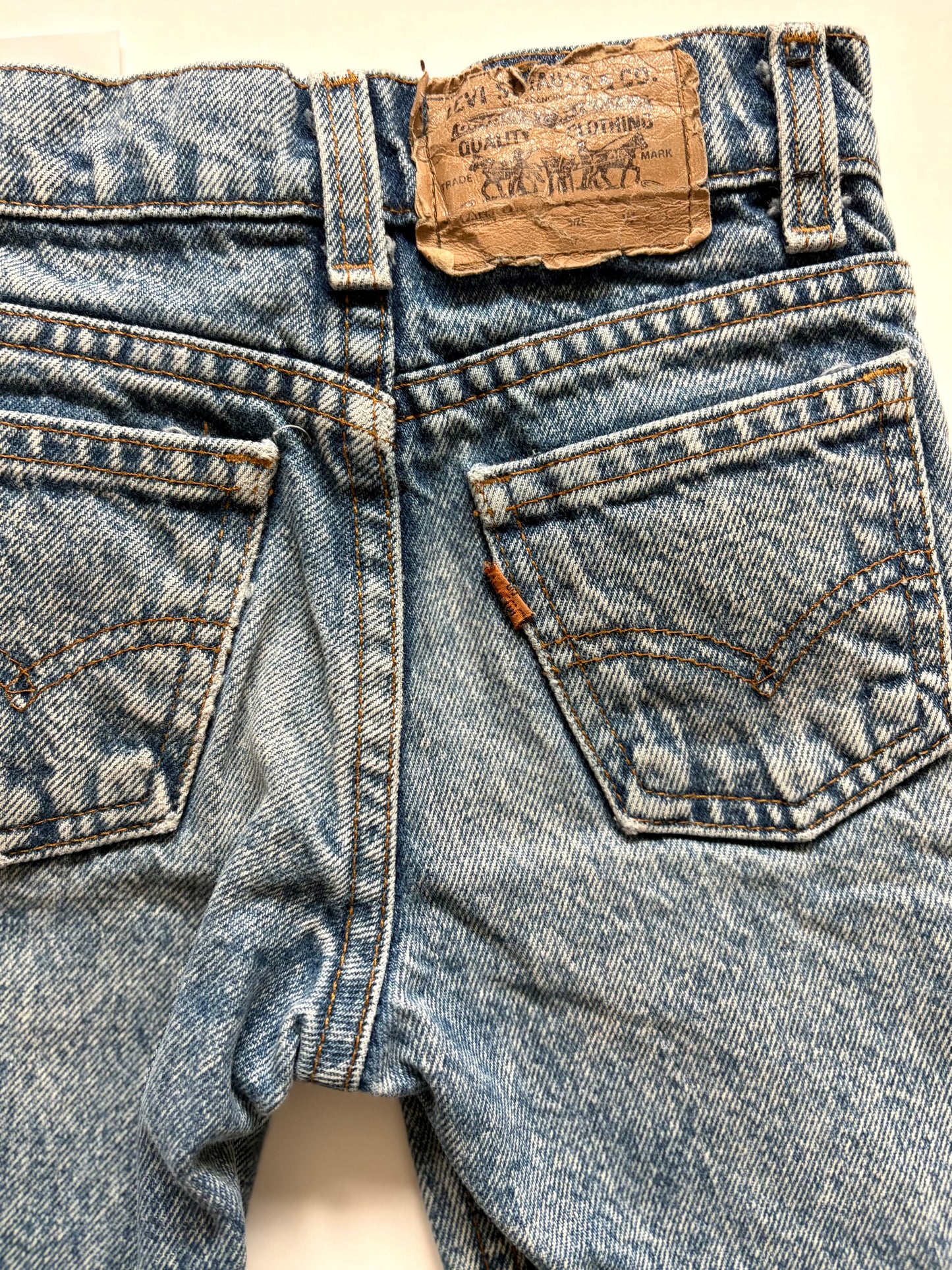 Vintage 80s Levi’s Orange Tab Jeans Size 6