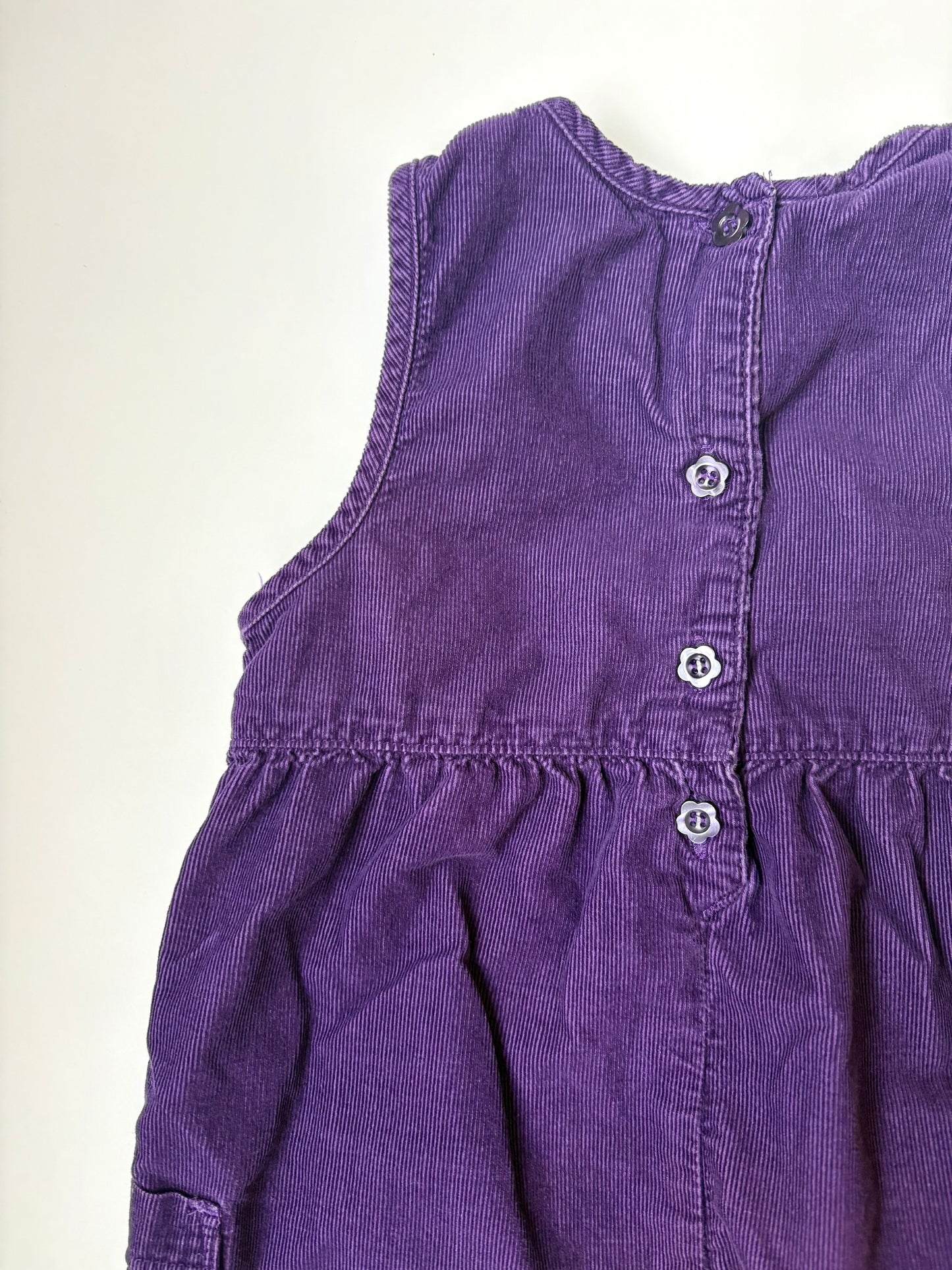 Vintage 90s McKids Embroidered Corduroy Overalls Size 2T
