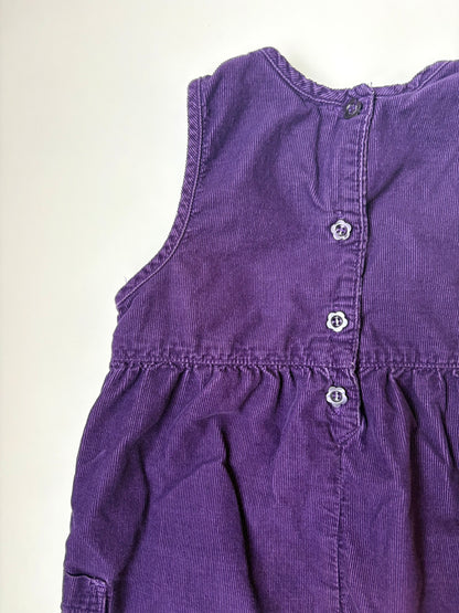 Vintage 90s McKids Embroidered Corduroy Overalls Size 2T