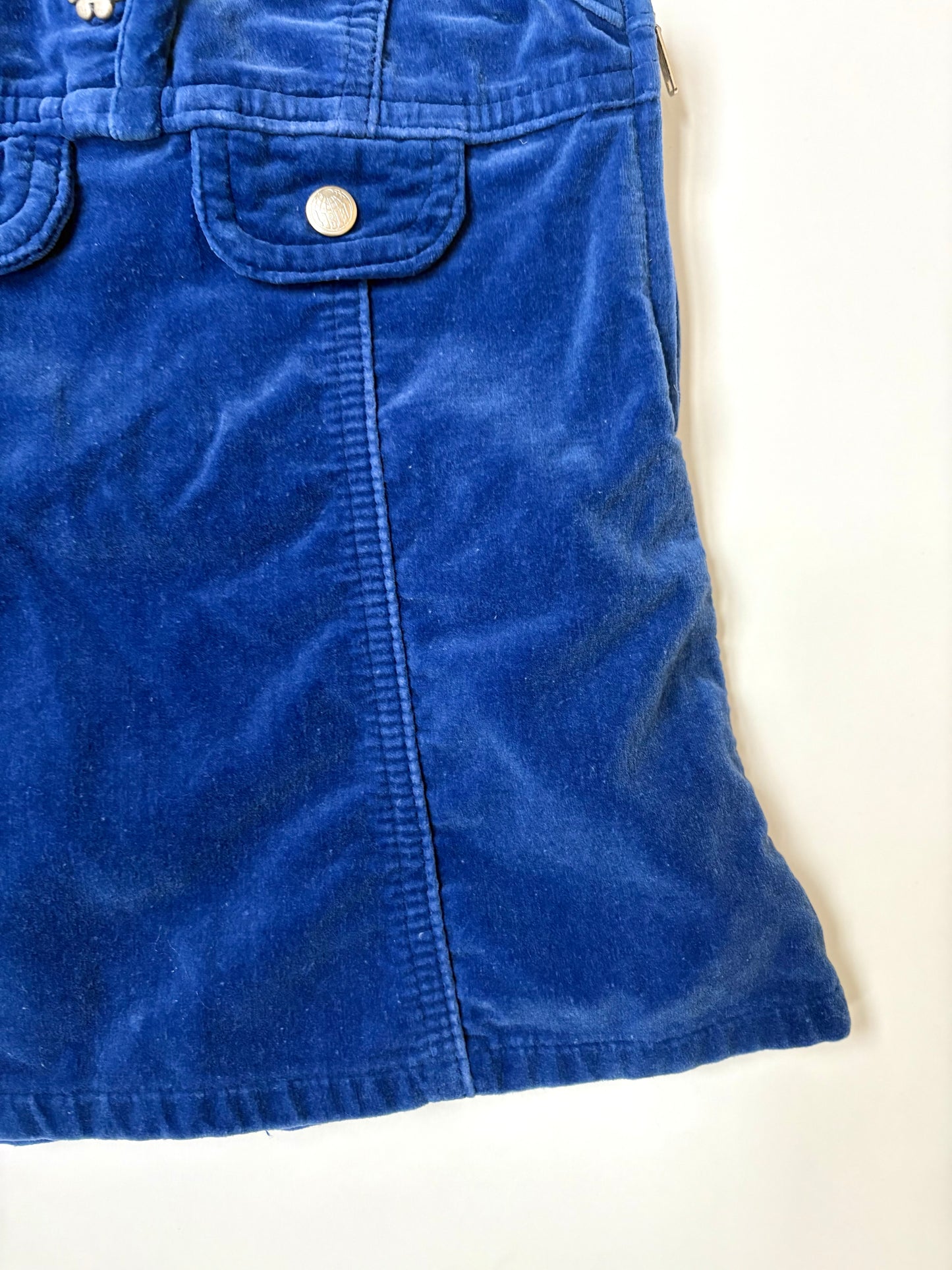 Vintage 90s Jet Set Velour Shift Dress Size 12 months