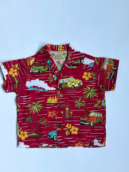 Vintage Hawaiian Woody Shirt Size 12 months