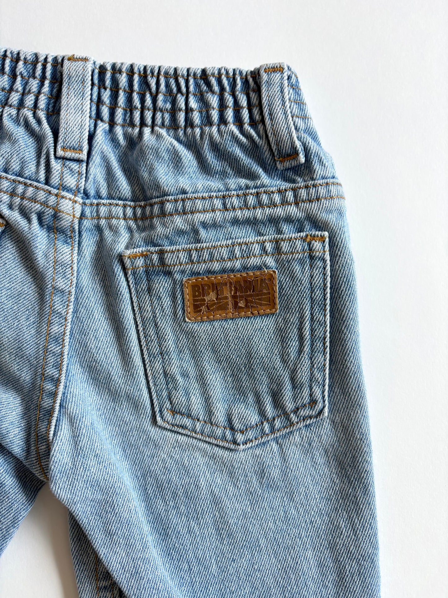 Vintage 90s Britania Light Wash Denim Size 2T