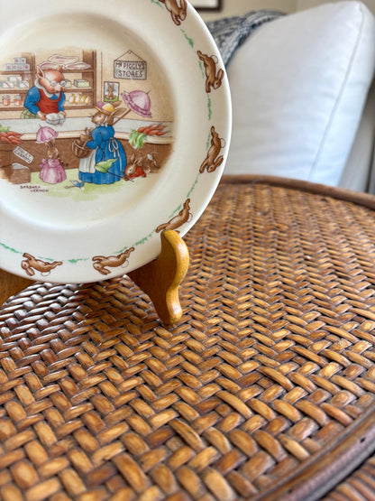 Vintage Mr Piggly’s Store Bunnykins Plate