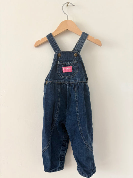 Vintage 80s/90s Oshkosh Bubble Overalls Size 18-24 months