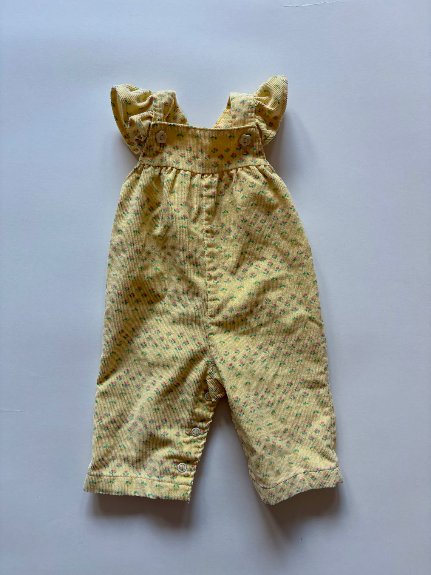 Vintage 80s Healthtex Tulip Overalls Set Size 3 months