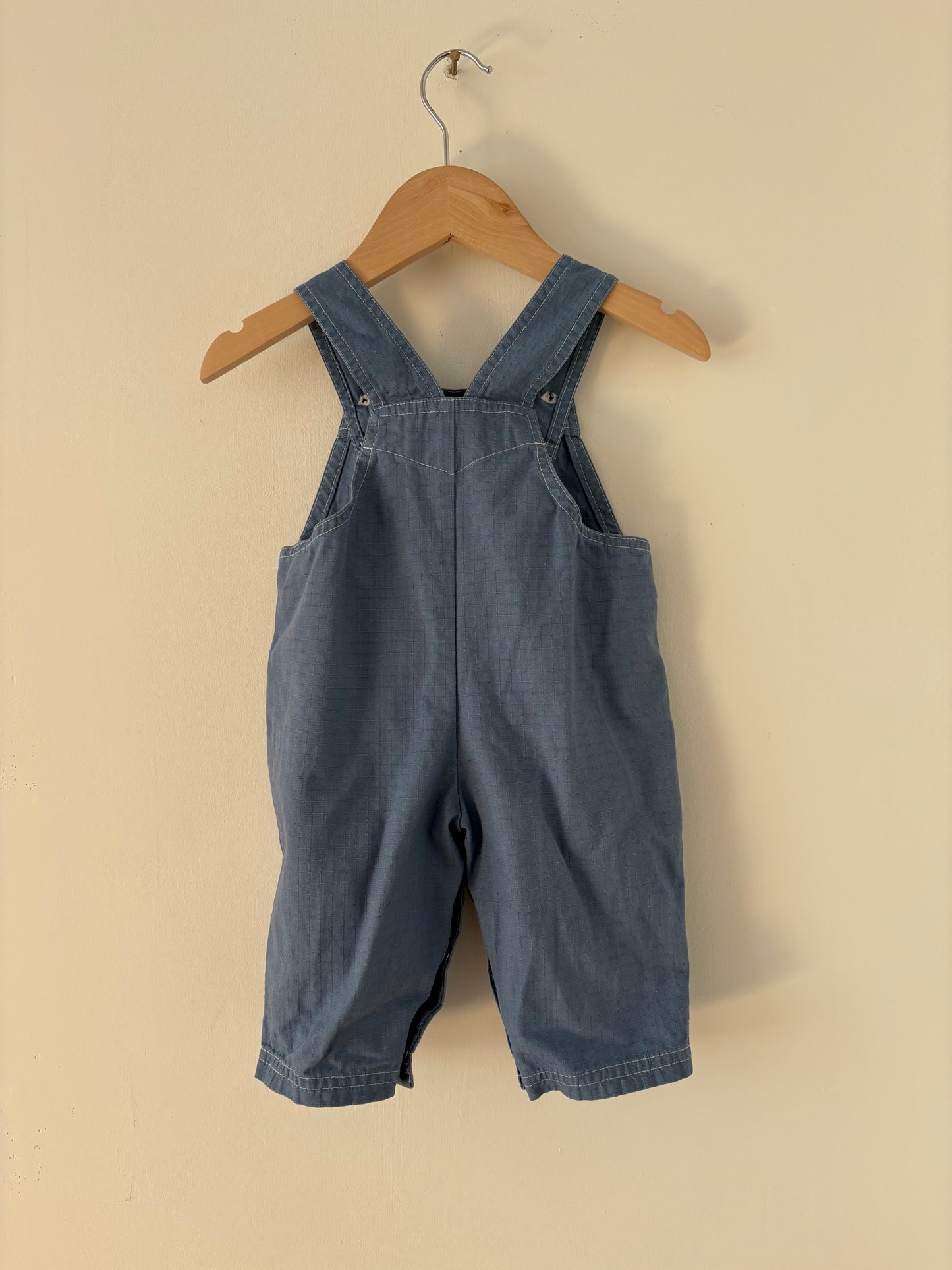 Vintage Teddy Bear Football Overalls Size 6-9 months