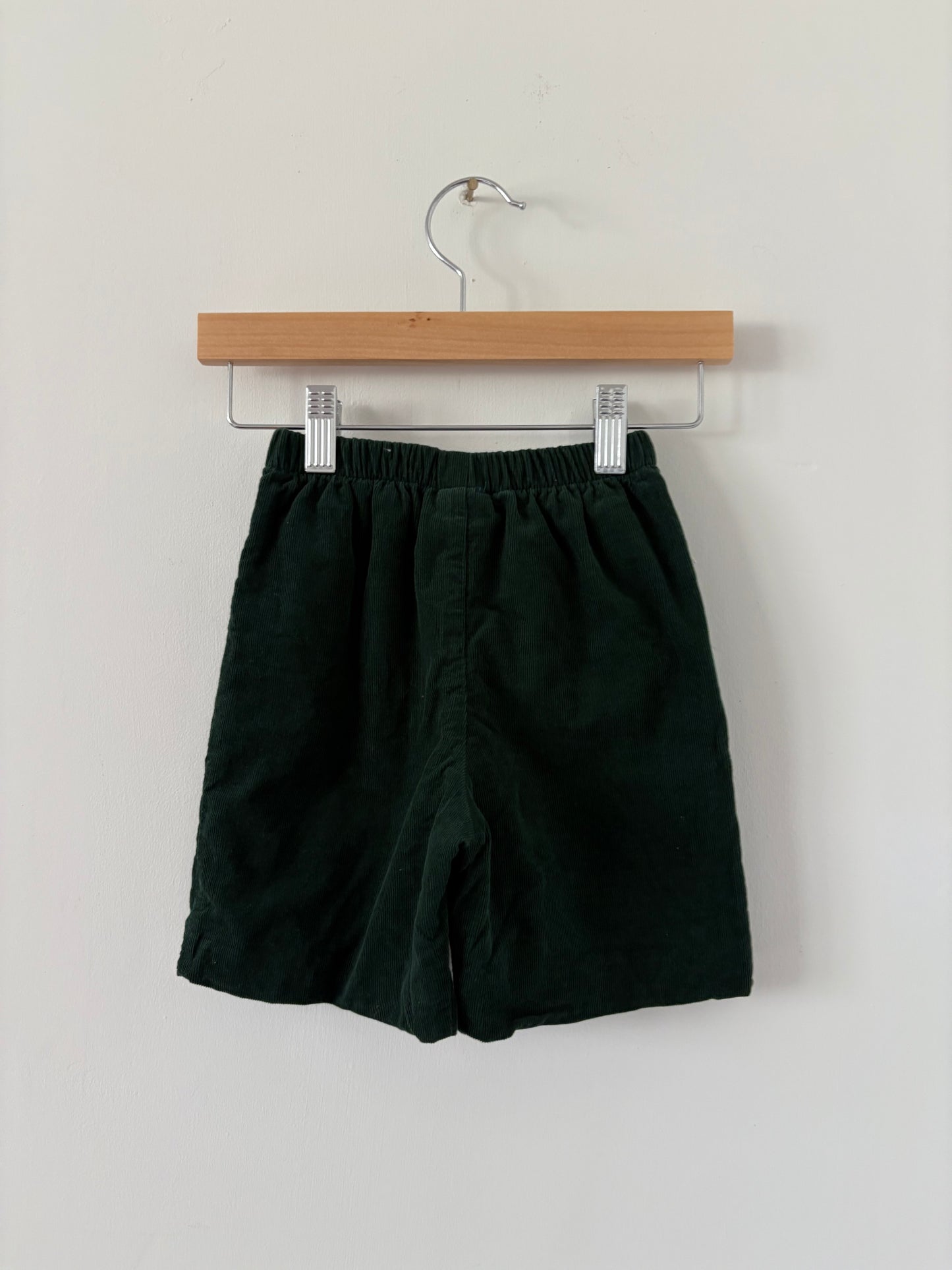 Vintage Green Corduroy Shorts Size 4T