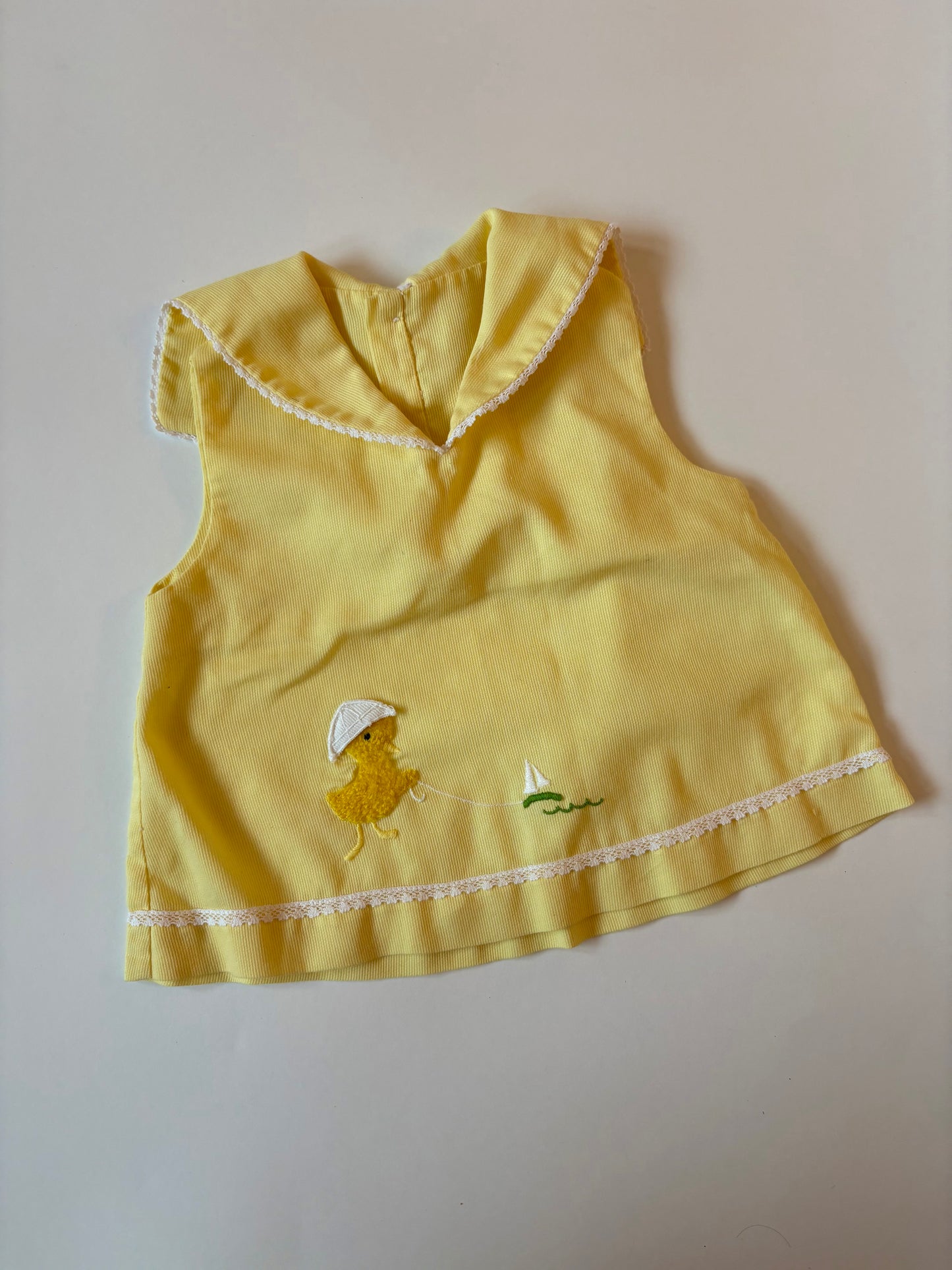Vintage 60s/70s Chick Appliqué Set Size 2T
