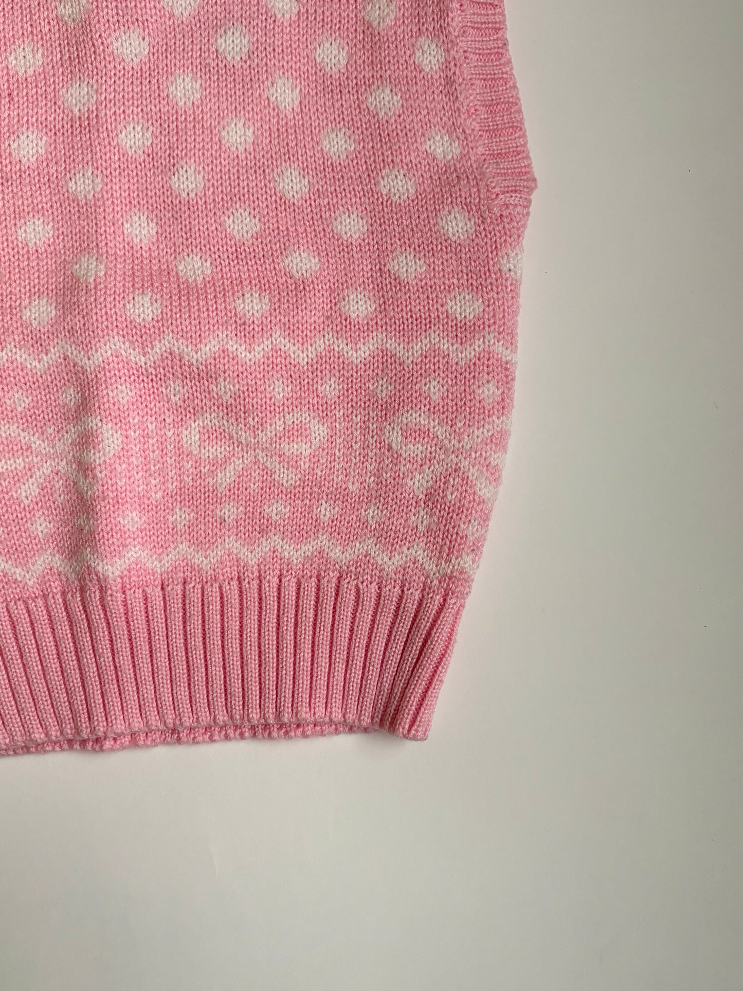 Vintage 80s JG Hook Bow Sweater Vest Size 3T