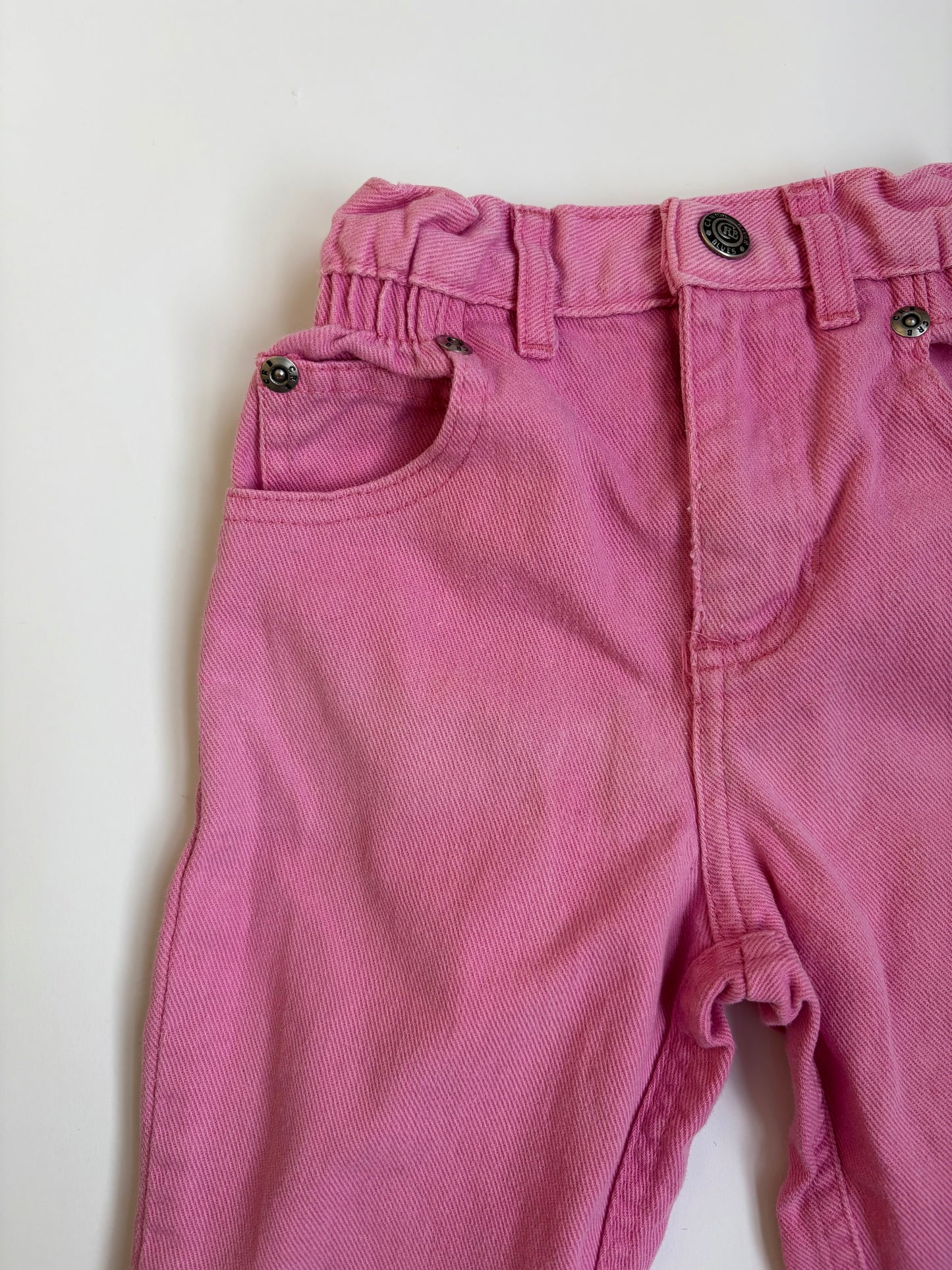 Vintage 90s Canyon River Blues Pink Mom Jean Size 2T