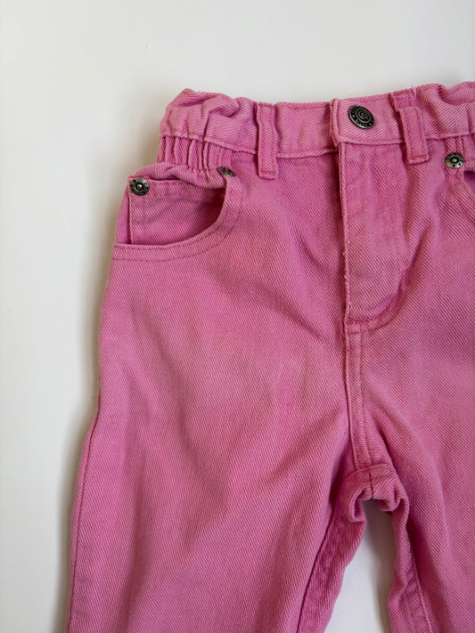 Vintage 90s Canyon River Blues Pink Mom Jean Size 2T
