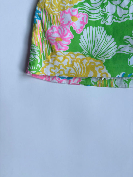 Vintage Y2K Lilly Pulitzer Hibiscus Stroll Skort Size 5