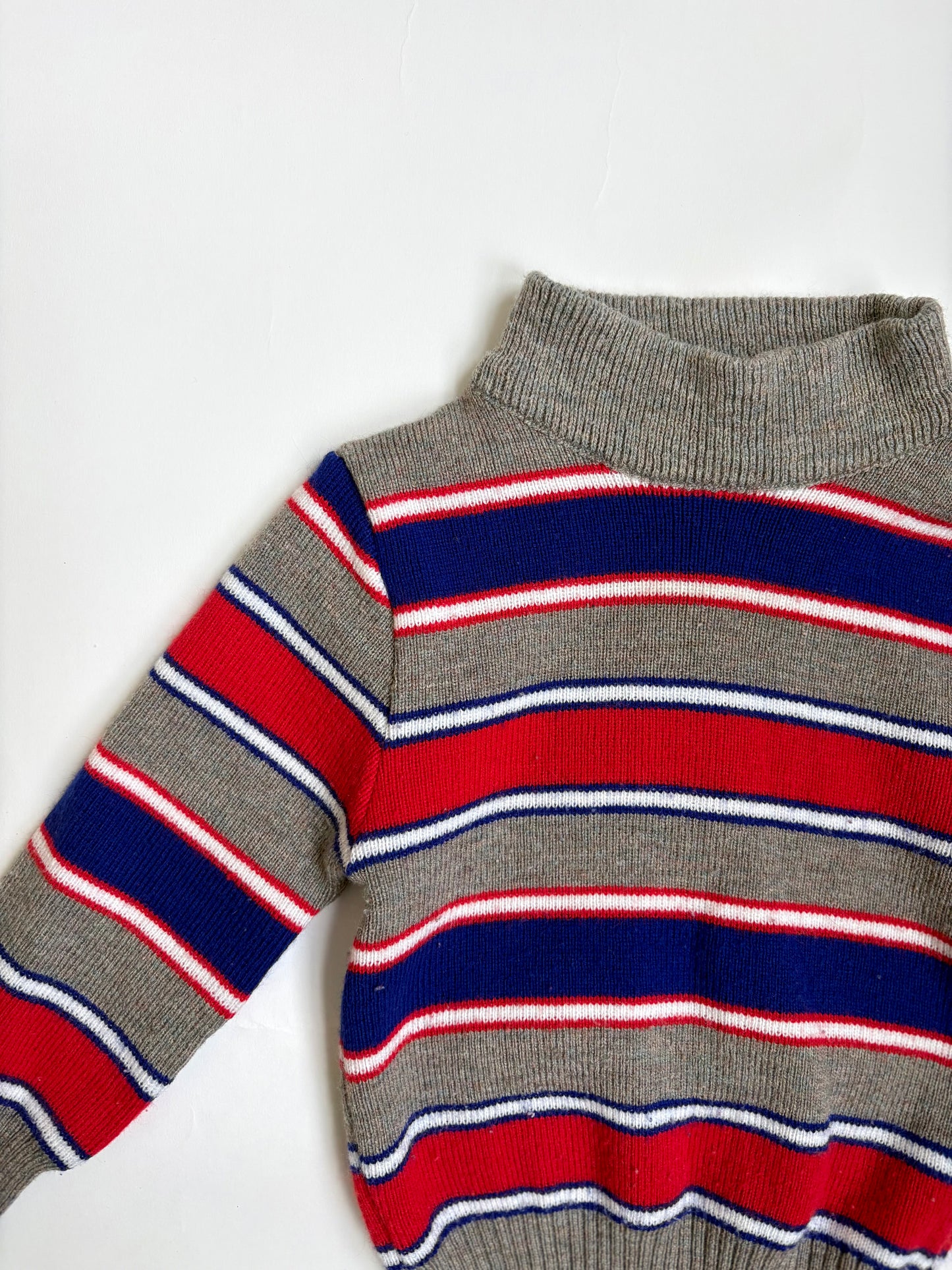 Vintage 70s/80s Retro Striped Sweater Size 12 months