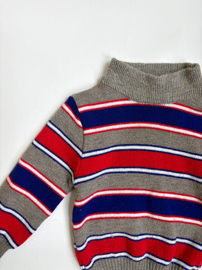 Vintage 70s/80s Retro Striped Sweater Size 12 months