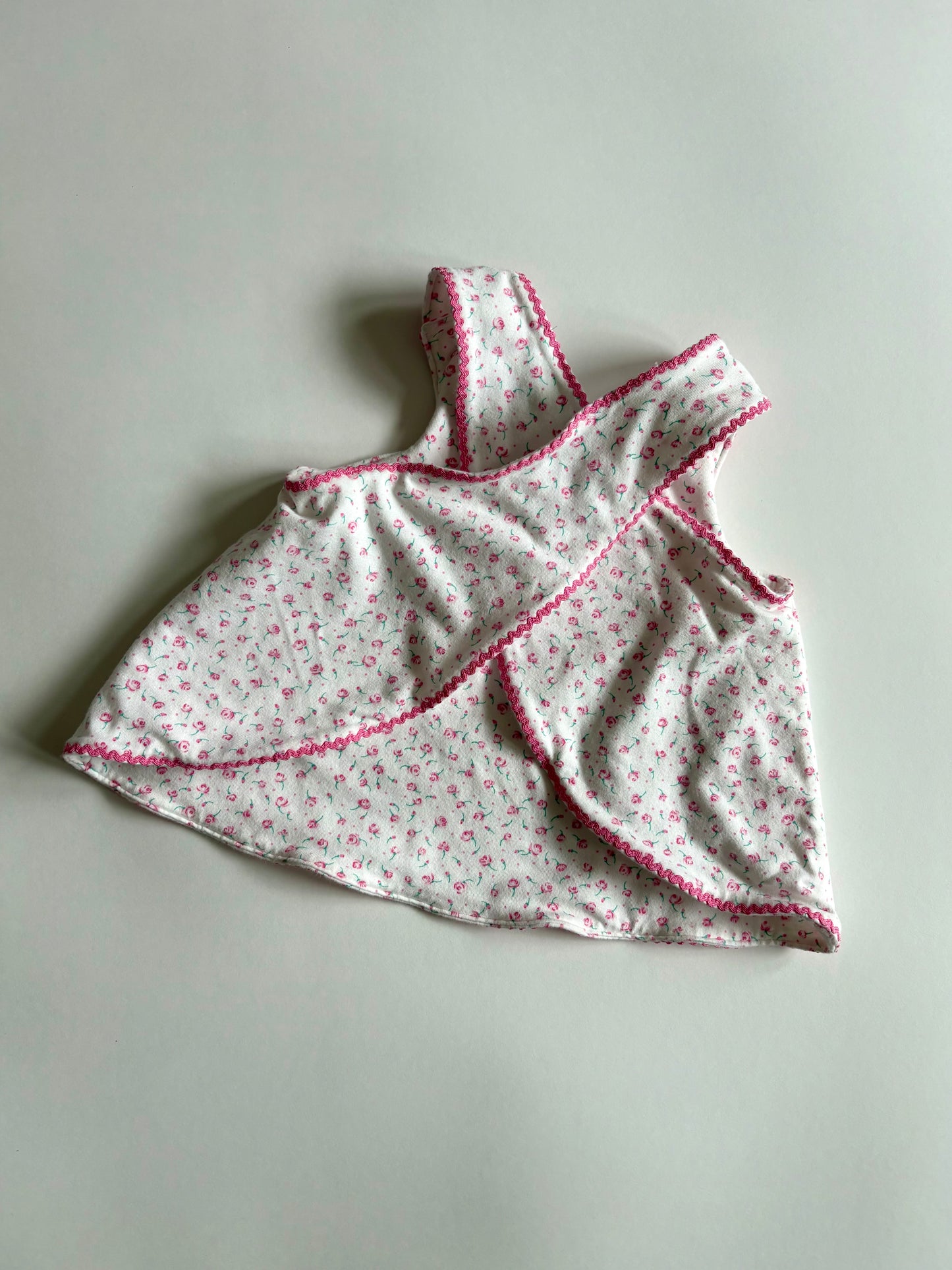 Vintage 90s Ric Rac Criss Cross Back Top Size 18 months