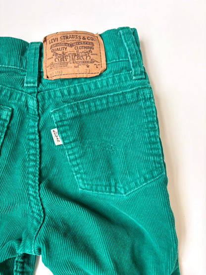 Vintage Levi’s Green Corduroys Size 5