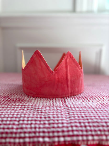 Hand-sewn Upcycled Reversible Crown
