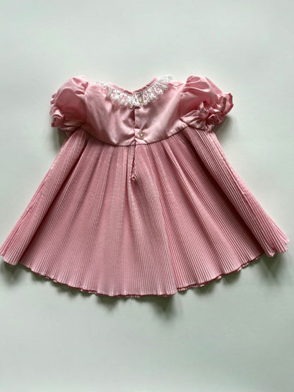 Vintage 50s/60s Pleated Dress Size 12 months