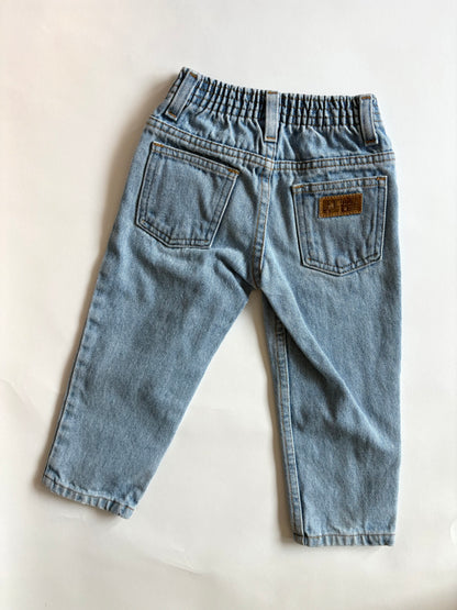Vintage 90s Britania Light Wash Denim Size 2T