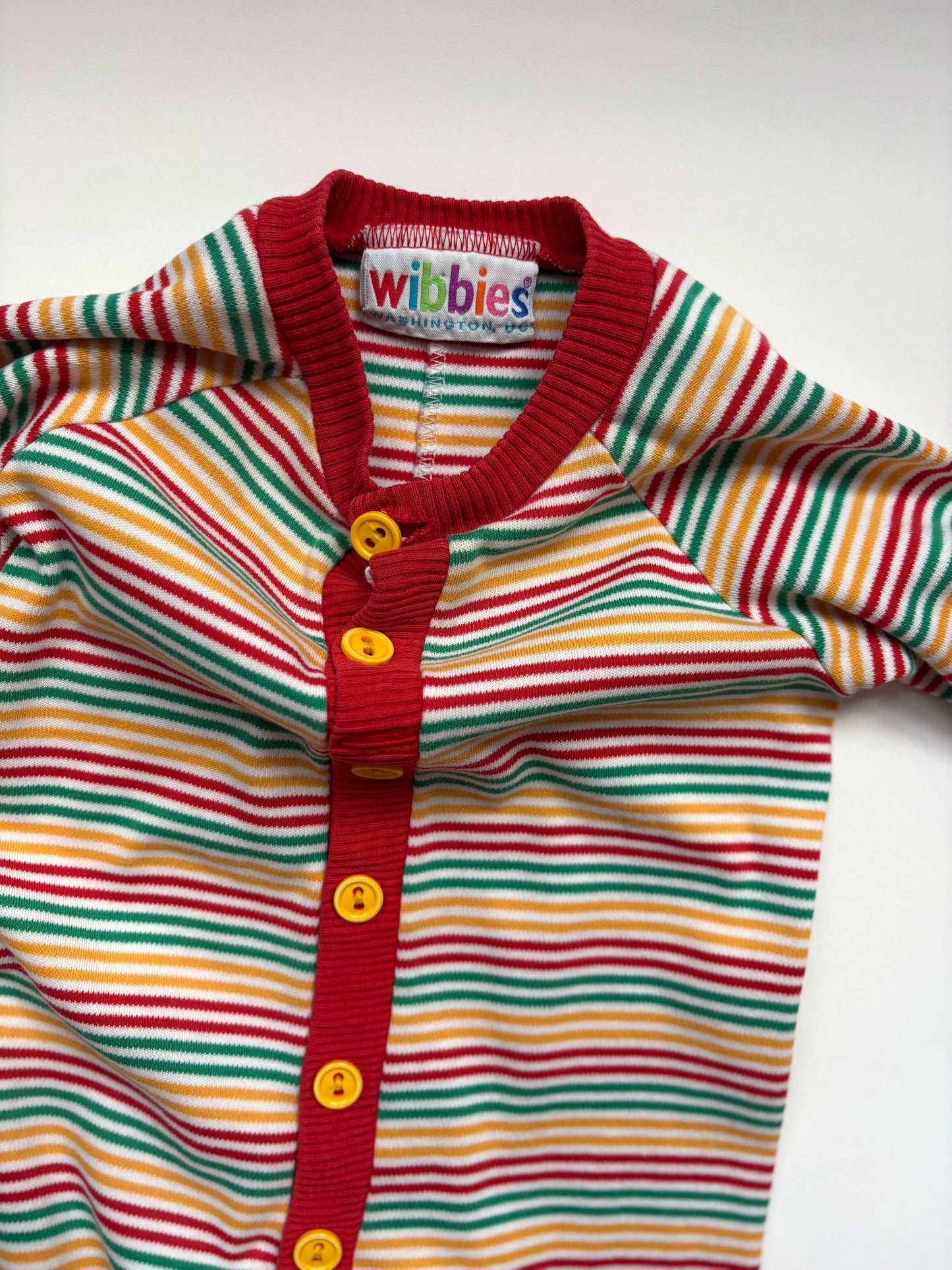 Vintage 90s Washington DC Wibbies Brand Onesie Size 12-18 months