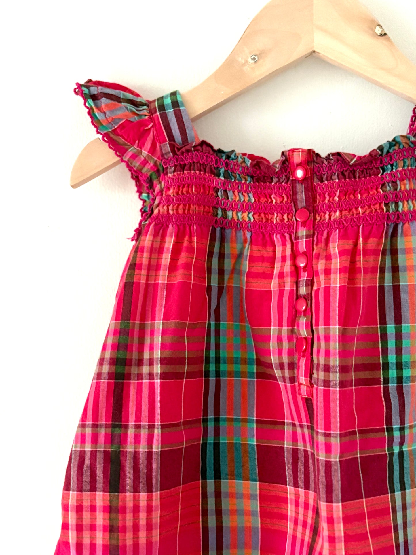 Vintage 00s Gap Smocked Dress Size 6-12 months