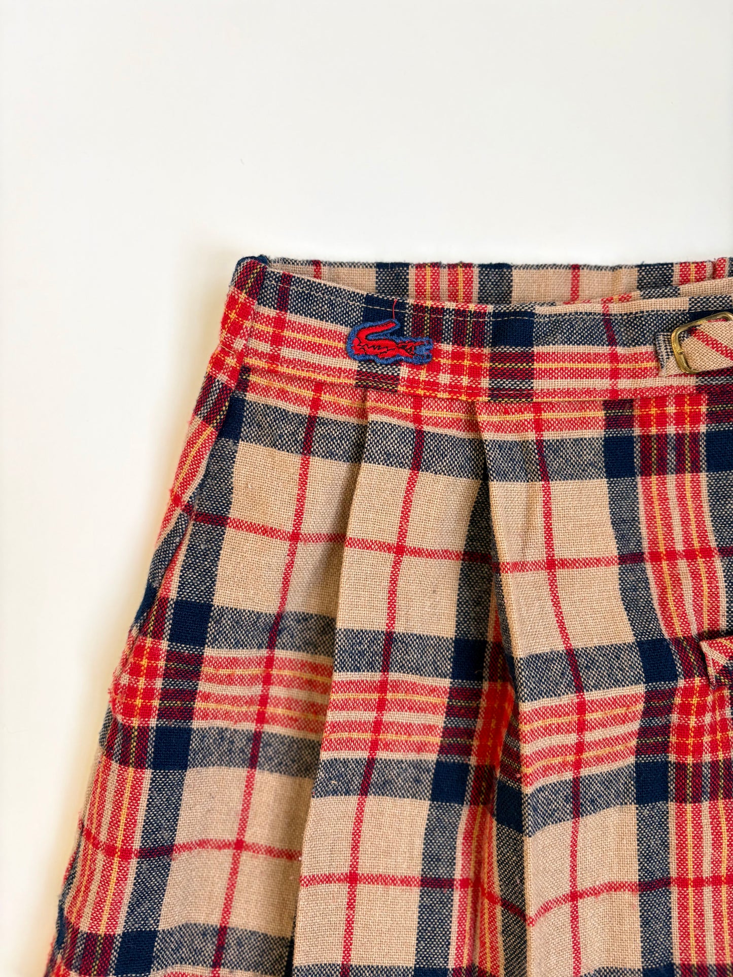 Vintage 70s/80s Izod Lacoste Pleated Skirt Size 4T