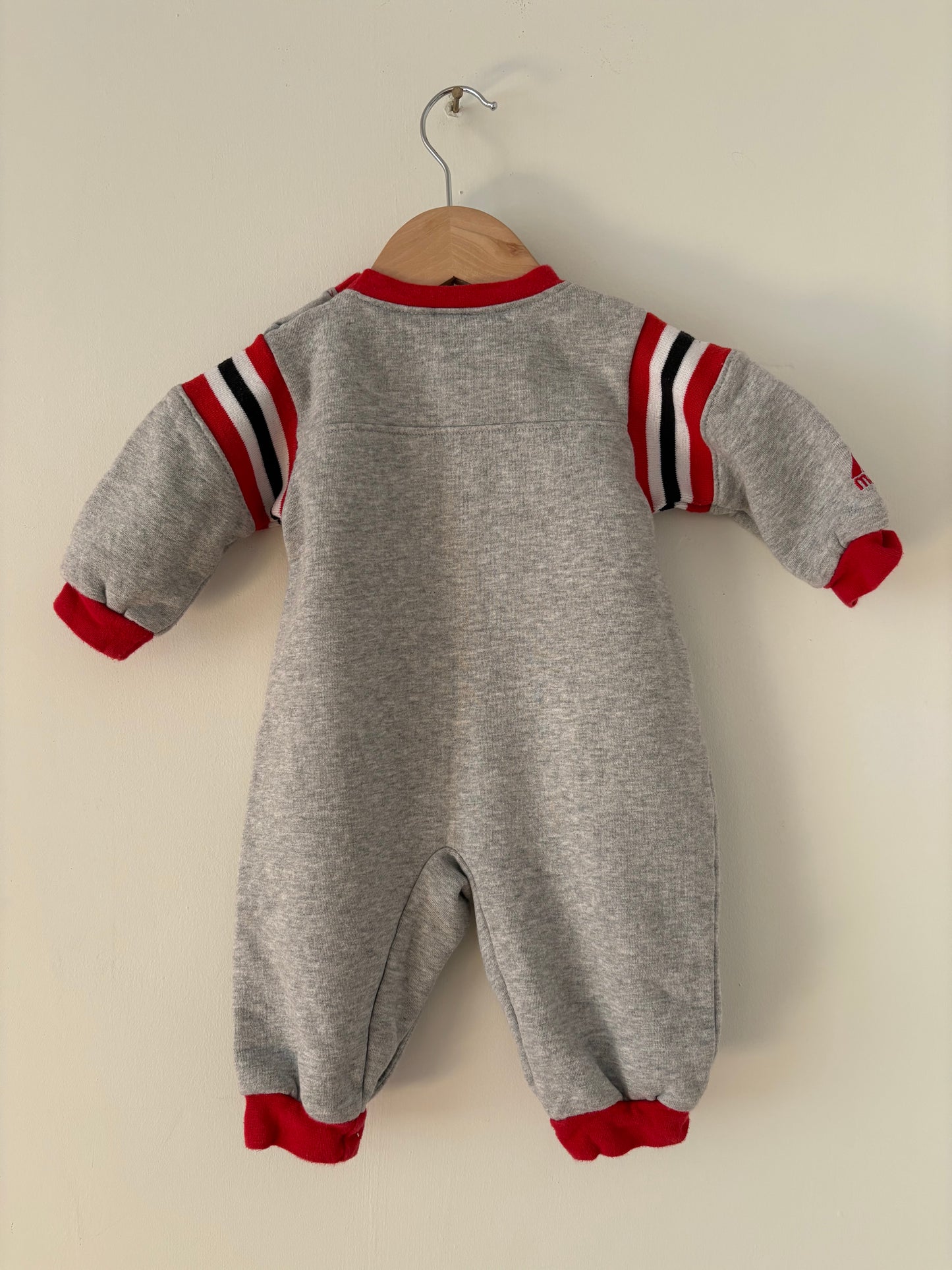 Vintage Wisconsin Football Romper Size 6-9 months