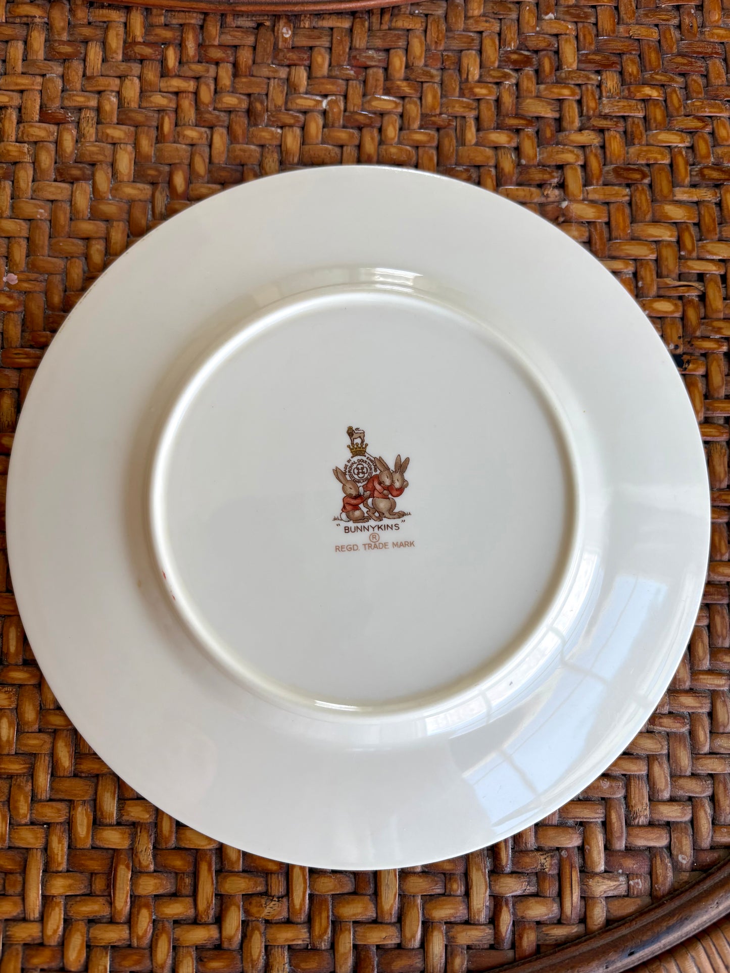 Vintage Bedtime Bunnykins Plate