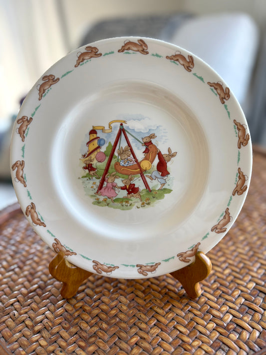 Vintage Play Bunnykins Plate
