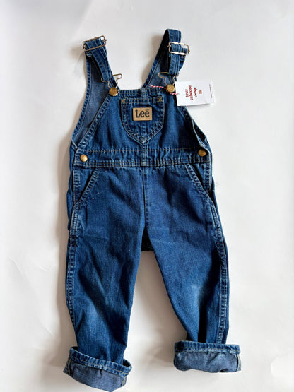 Vintage 90s Lee Denim Overalls Size 3T