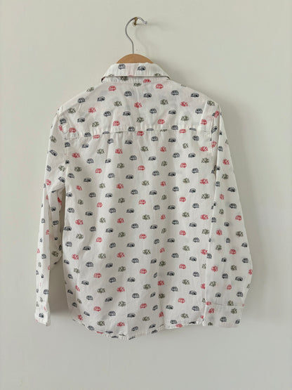Mayoral Airstream Button-up Pocket Shirt Size 6