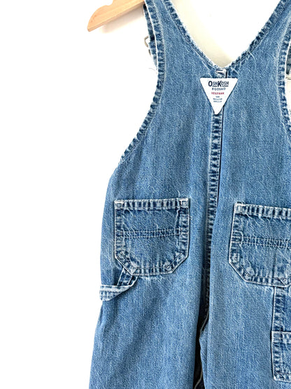 Vintage 90s OshKosh Classic Denim Overalls Size 12 months